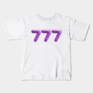 Lucky 7's - Purple Kids T-Shirt